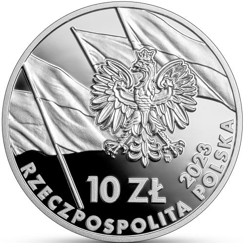 Moneta 10 zł Marsz Niepodległości 2023