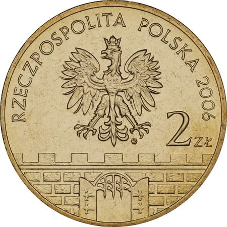 Moneta 2 zł Nysa 2006