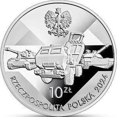 Moneta 10 zł 25 rocznica wstąpienia do NATO 2024