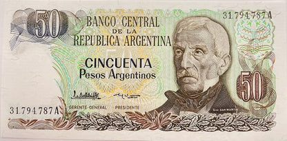 Argentyna banknot  50 pesos UNC