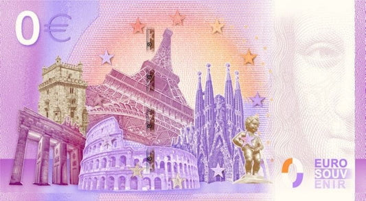Banknot 0 euro Miedź Legnica 2021 nr 002600