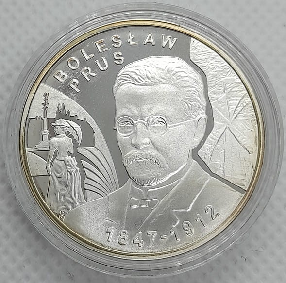 Moneta 10 zł Bolesław Prus 2012 r.