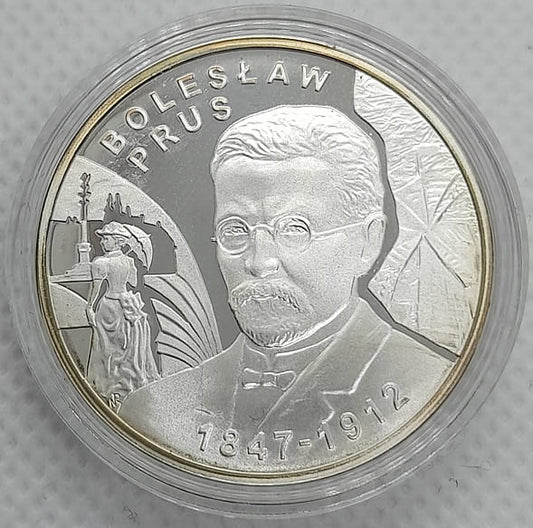 Moneta 10 zł Bolesław Prus 2012 r.