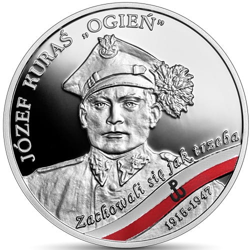 Moneta 10 zł Józef Kuraś Ogień 2023
