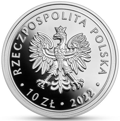 Moneta 10 zł Niemiecki obóz dla polskich dzieci w Łodzi 2022