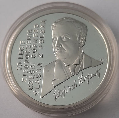 Moneta 100 000 zł Wojciech Korfanty 1992 r.