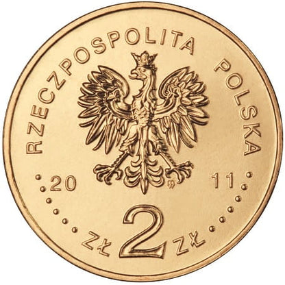Moneta 2 zł Klasztor franciszkanów Poznań 2011