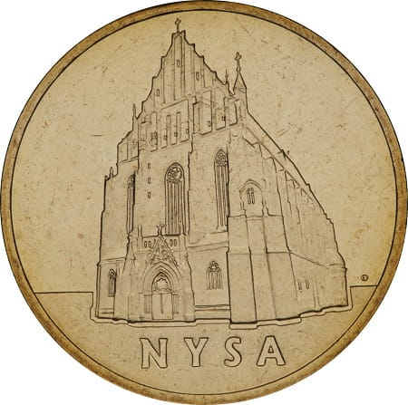 Moneta 2 zł Nysa 2006
