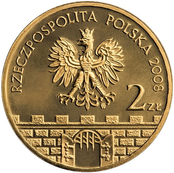 Moneta 2 zł Piotrków Trybunalski 2008
