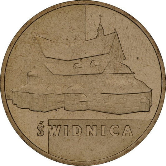 Moneta 2 zł Świdnica 2007