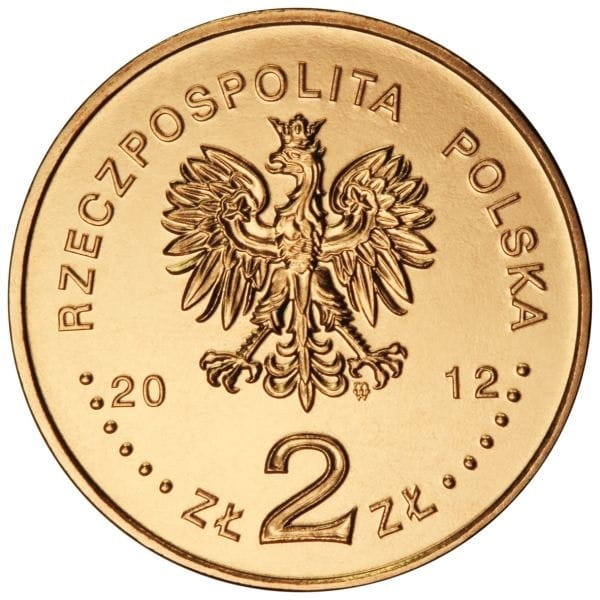 Moneta 2 zł niszczyciel Błyskawica 2012