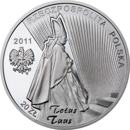 Moneta 20 zł Beatyfikacja Jana Pawła II 2011