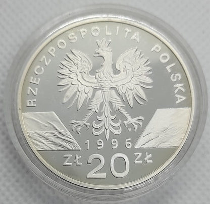 Moneta 20 zł Jeż 1996