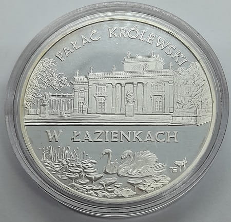 Moneta 20 zł Pałac Królewski w Łazienkach 1995