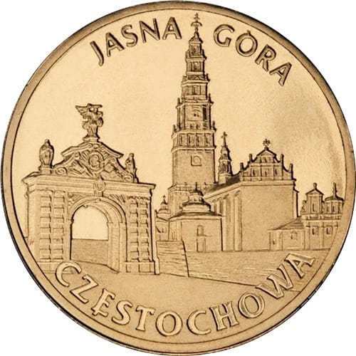 Moneta 2 zł Częstochowa Jasna Góra 2009