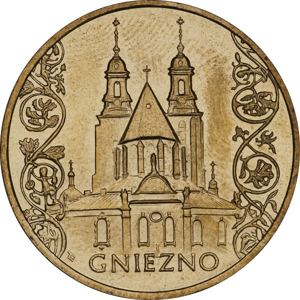 Moneta 2 zł Gniezno 2005