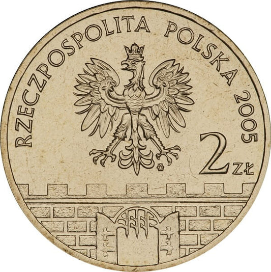 Moneta 2 zł Włocławek 2005